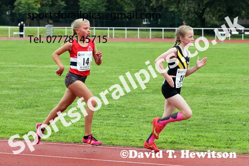 Women and Girls 1500 metres, 2021 North Eastern Track and Field Champs., Middesbrough. Photo: David T. Hewitson/Sports for All Pics
